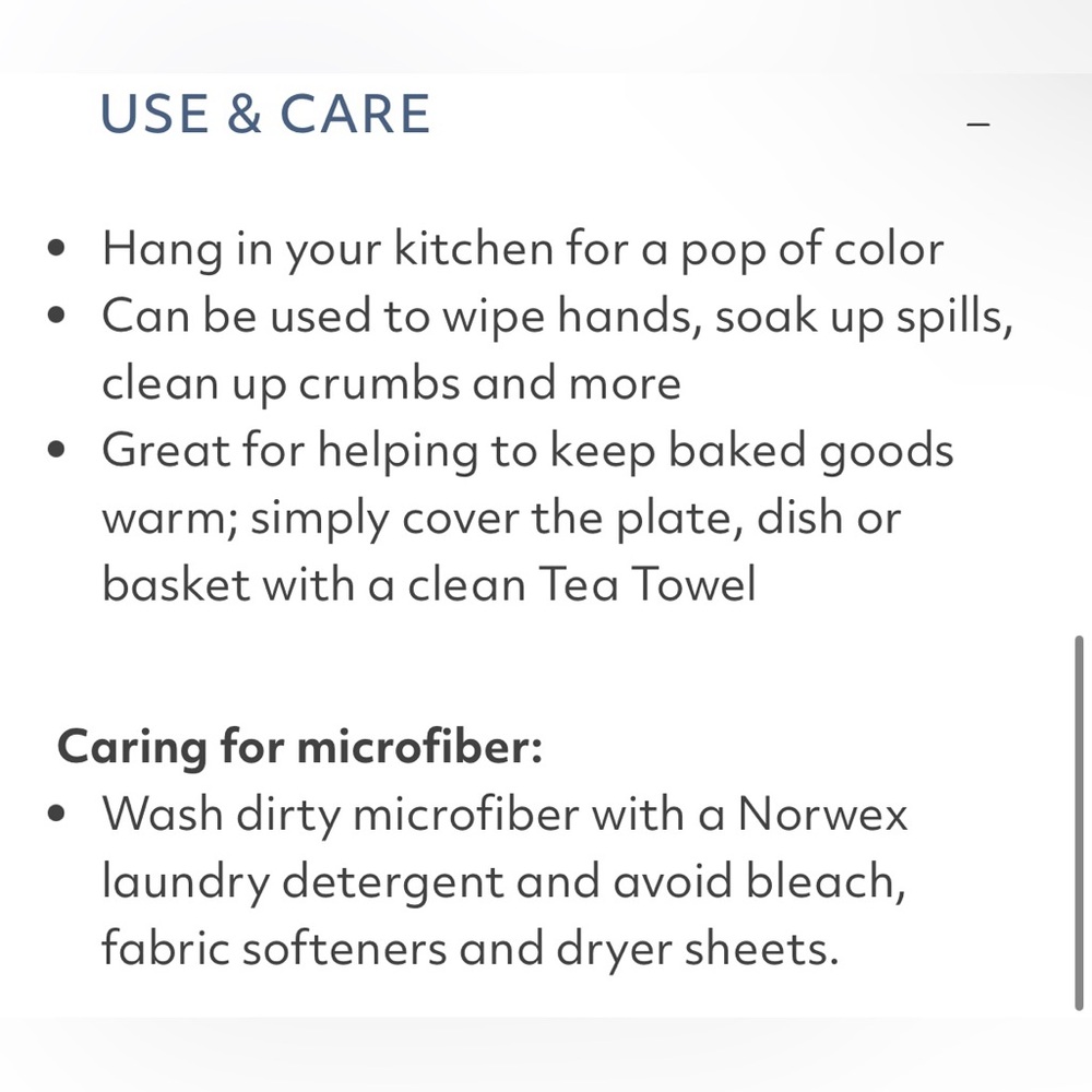 Norwex Waffle Weave Tea Towels - Set of 2 - Burnished Sunset & Plaid - Picture 4 of 4